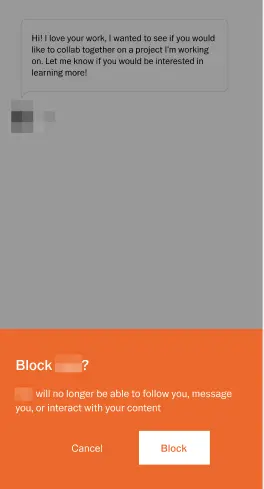 Block Users Messages