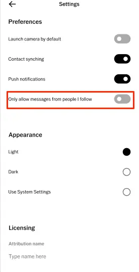 Message Controls iOS 